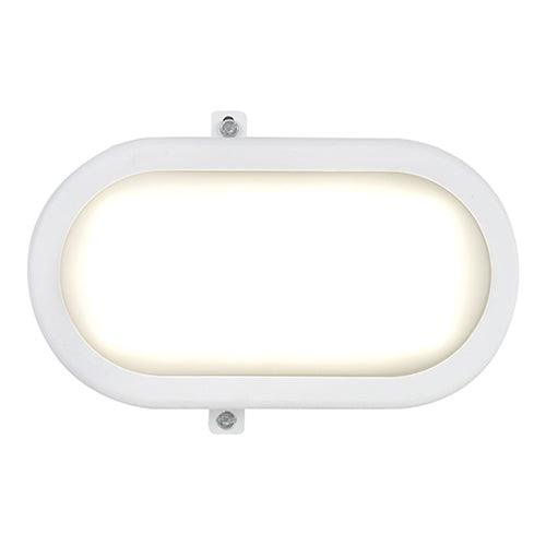 Led Oval Bulkhead 220mm White 1x12w - Livestainable.co.za