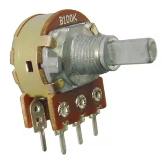 Potentiometer W/Switch Lin Pcb 17mm 500 K F16 Ksh N B500 K L20 Fc
