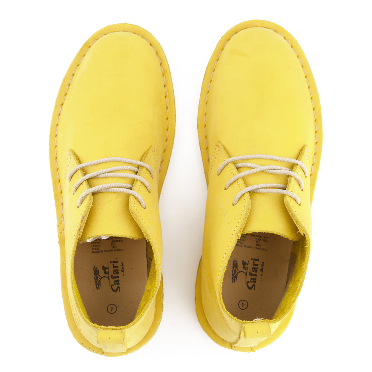 Bata Safari Odyssey Ladies Canary Yellow Size 8
