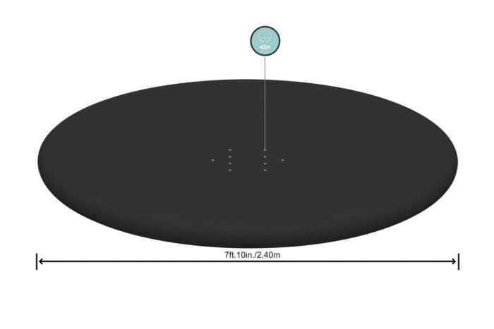 244cm Fast Set Pool Cover