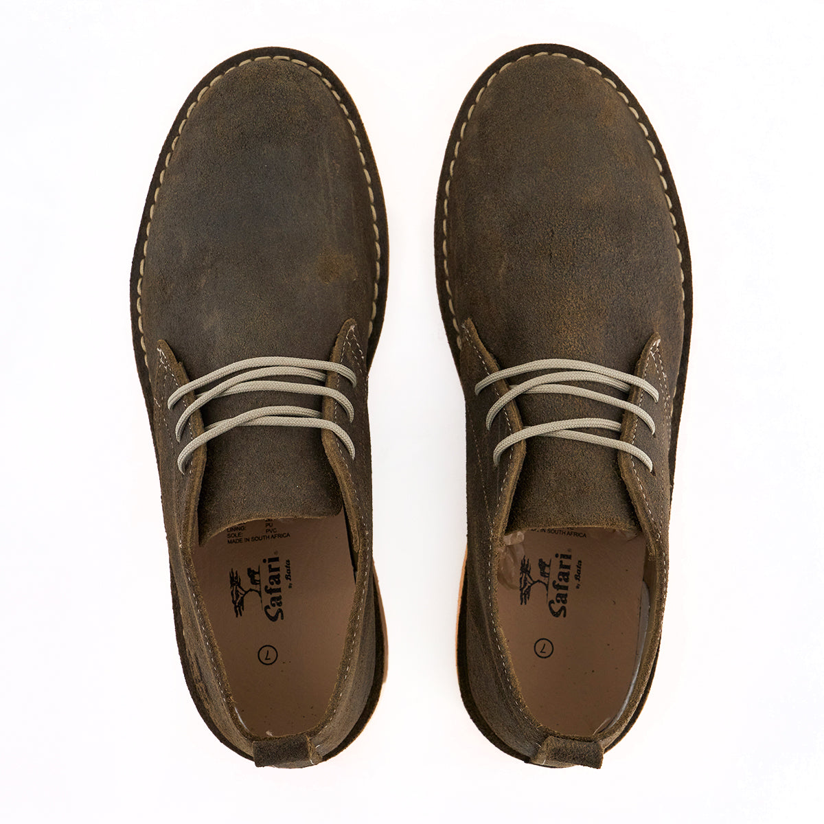 Bata Safari Expedition Waxy Olive Men Size 7