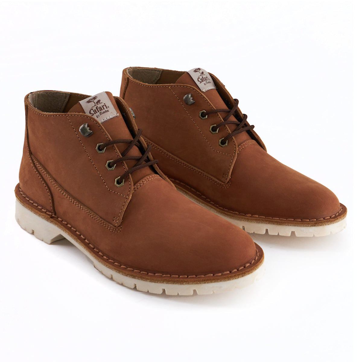 Bata Safari Orange Tan Men Size 10