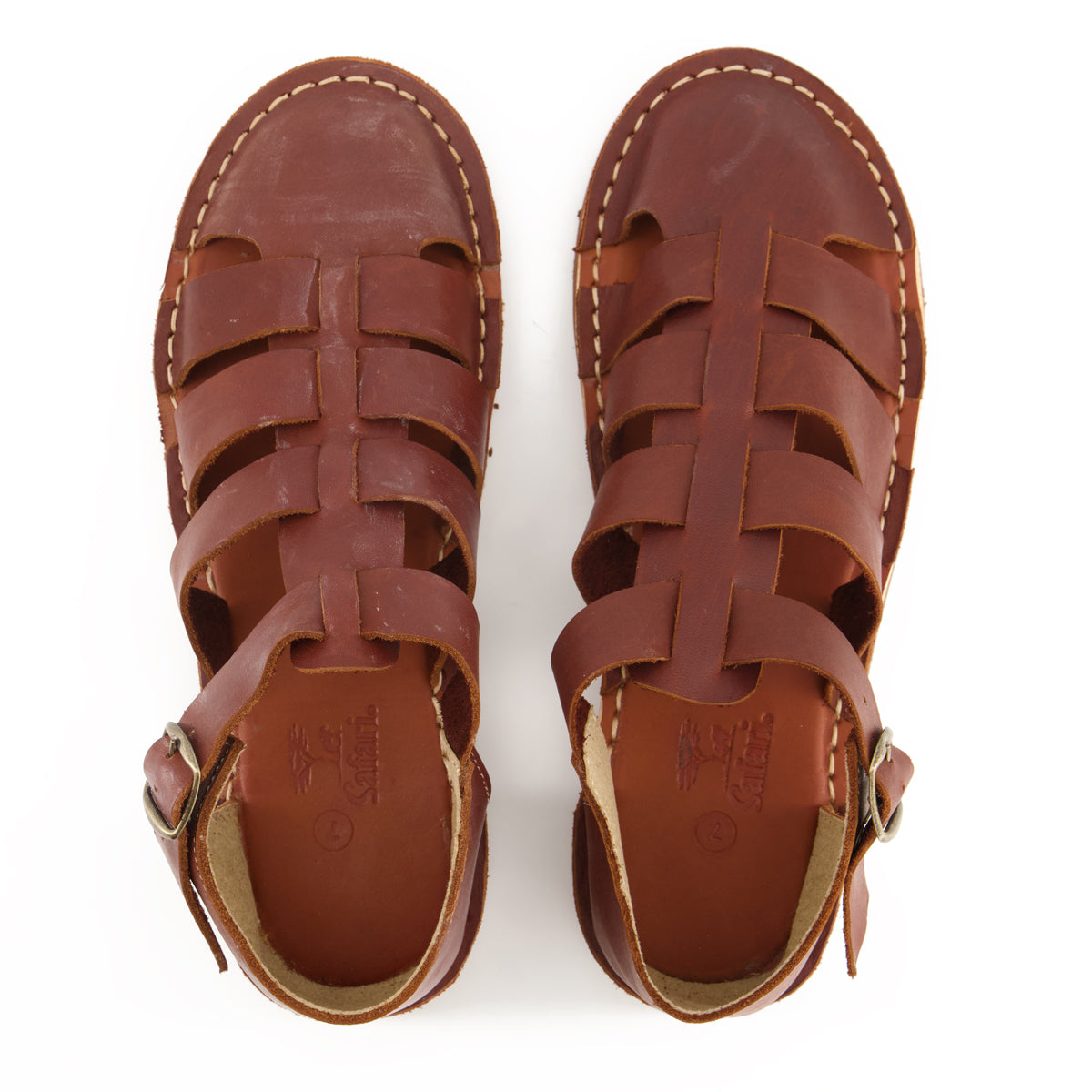 Bata Safari Men Sandal Close Toe Crazy H Size 6