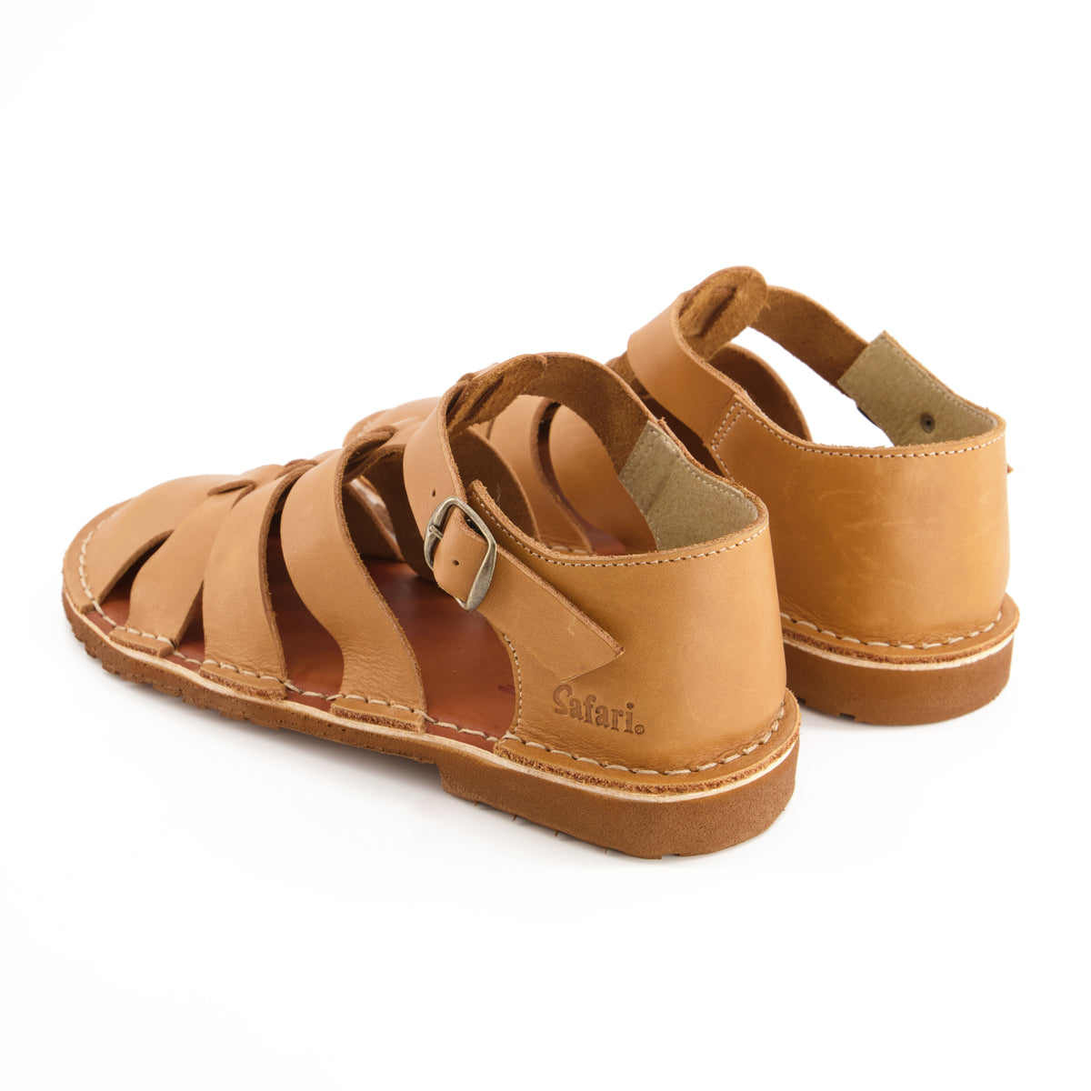 Bata Safari Mens Sandal Close Toe Tan Size 8