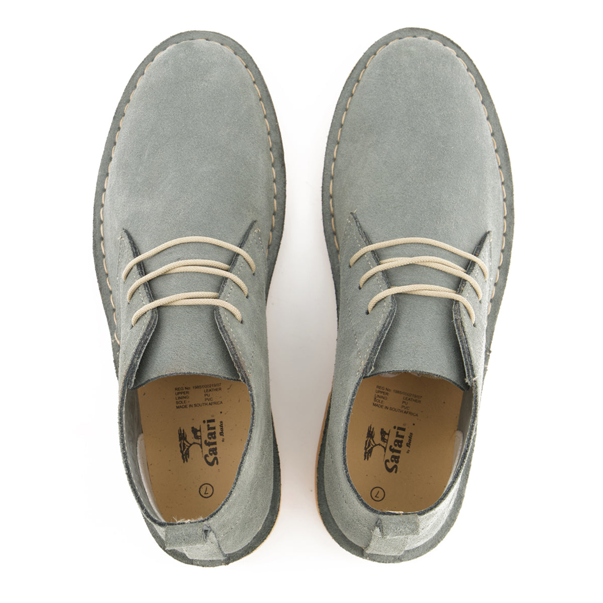 Bata Safari Expedition Mens Dove Grey Size 12