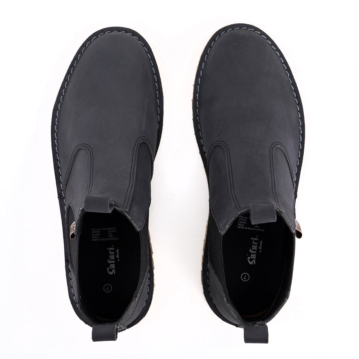 Bata Safari Buffalo Charcoal Men Size 9