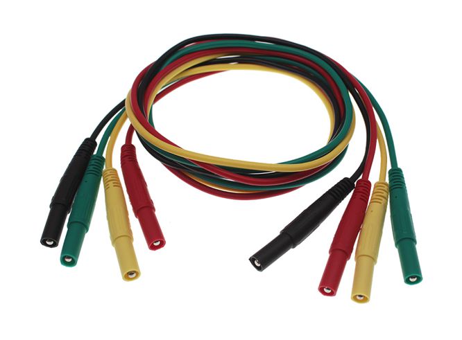 Test Lead Banana Plug Plug Shrouded 1 M Blk 190574