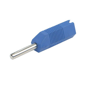 Plug Banana 4mm Blue Rubber 553 0200