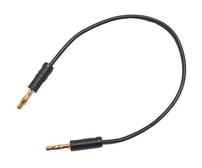 Banana Plug To Plug 4 Mm Lead 300 Mm Black Tba - Livestainable.co.za