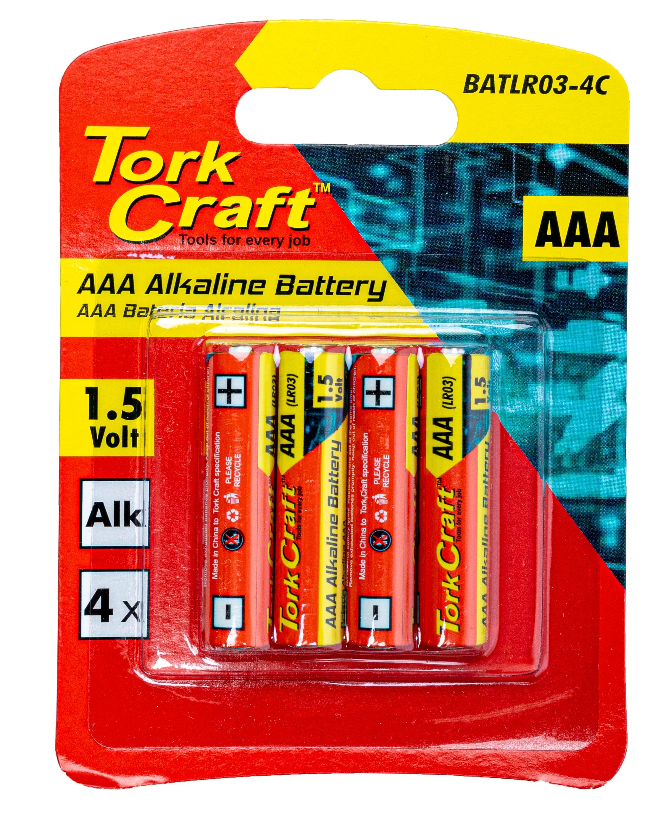 Battery Aaa 1.5 V 4 Pack Carded Alkaline - Livestainable.co.za