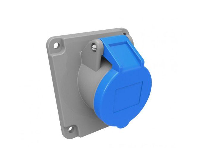 Angle P/Mount Socket 16 A 3 P Ip44 Bc1 1403 2420 - Livestainable.co.za