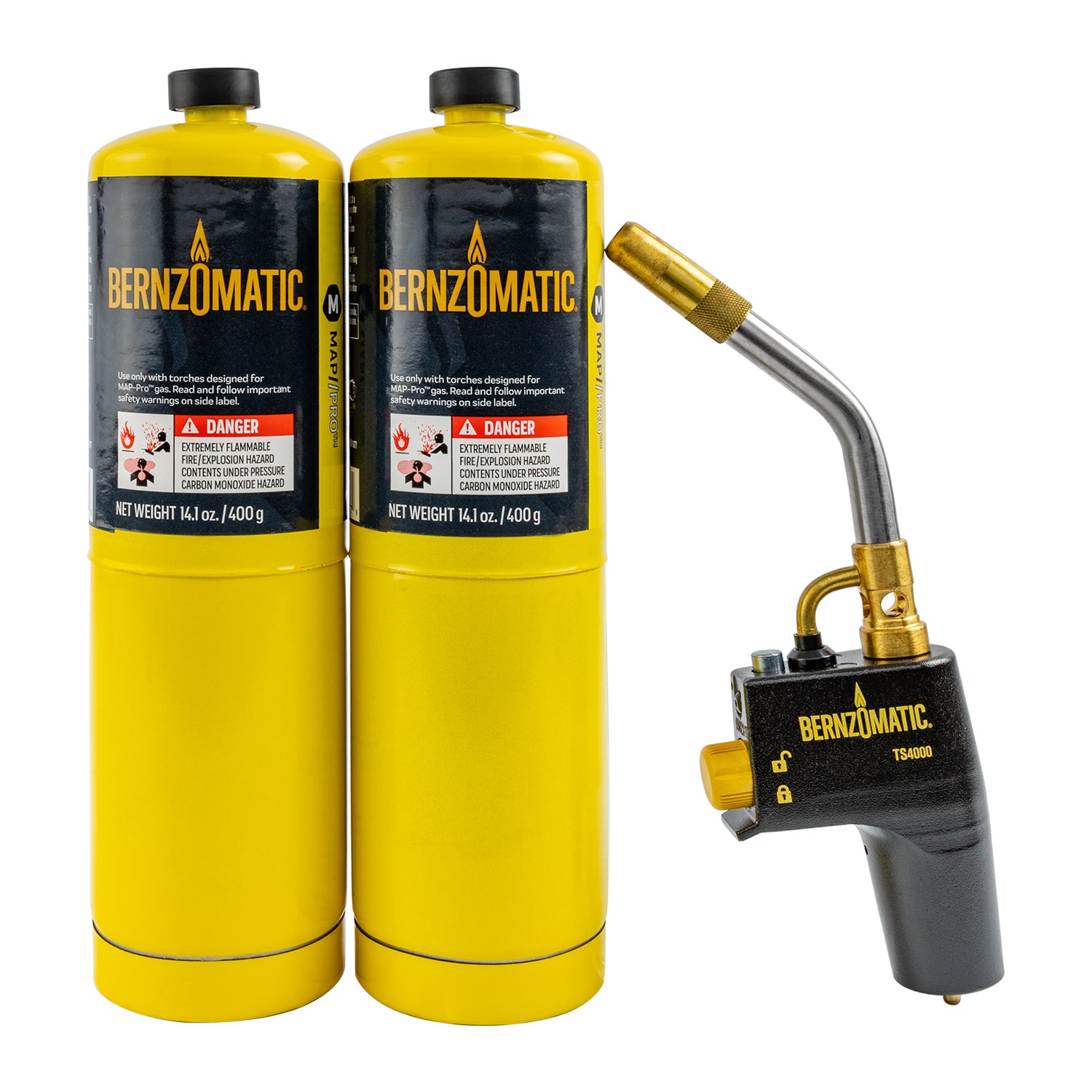Combo Pack 2 X Pro Max Cylinder C/W Ts4000 T Torch - Livestainable.co.za