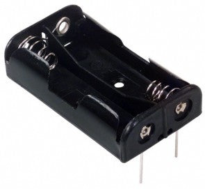 Battery Holder 2x Aaa Pcb Mount Um 4