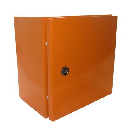 Steel Enclosure Orange 300x300x200 Encl Bjs1 3030/200