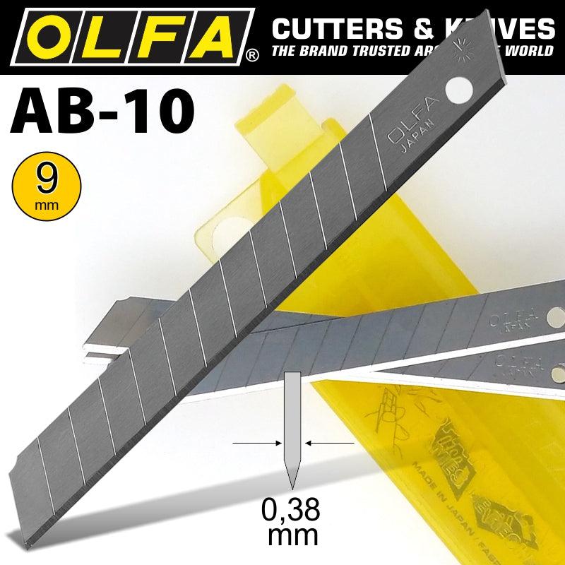 Olfa Blades Ab 10 10/Pack 9 Mm - Livestainable.co.za