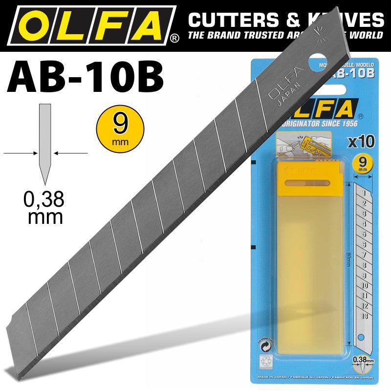 Olfa Blades Ab 10 B 10/Pack 9 Mm - Livestainable.co.za