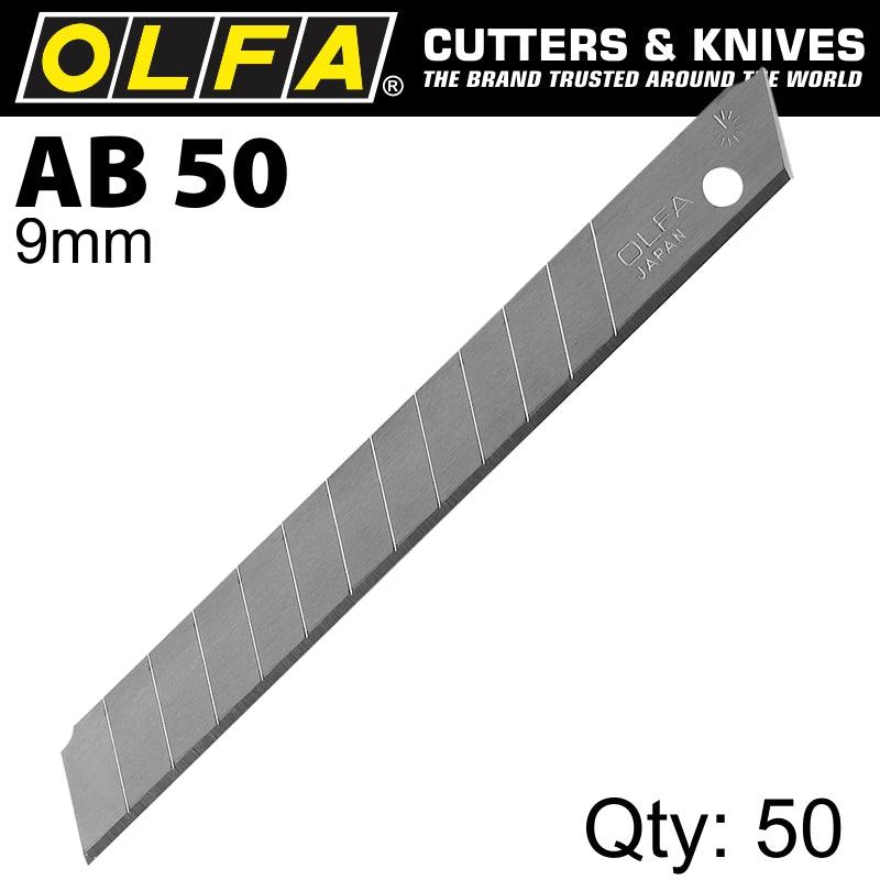 Olfa Blades Ab 50 50/Pack 9 Mm - Livestainable.co.za