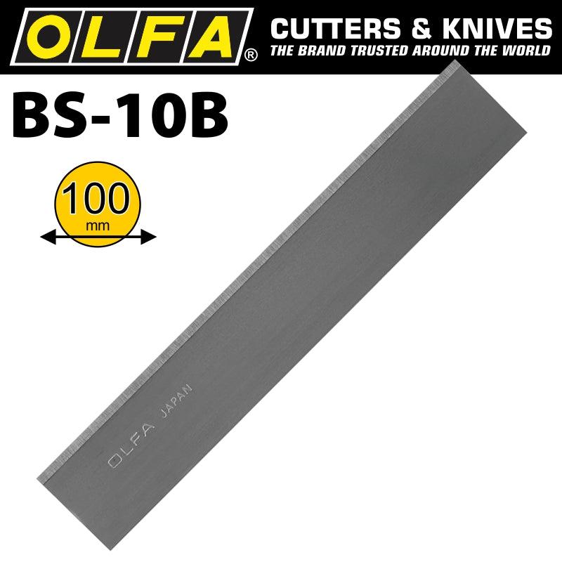 Olfa Scraper Blades X10 For Bsr200 & Bsr300 100 Mmx0.5 Mm - Livestainable.co.za