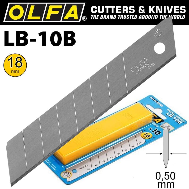 Olfa Blades Lb 10 B 10/Pack 18 Mm - Livestainable.co.za