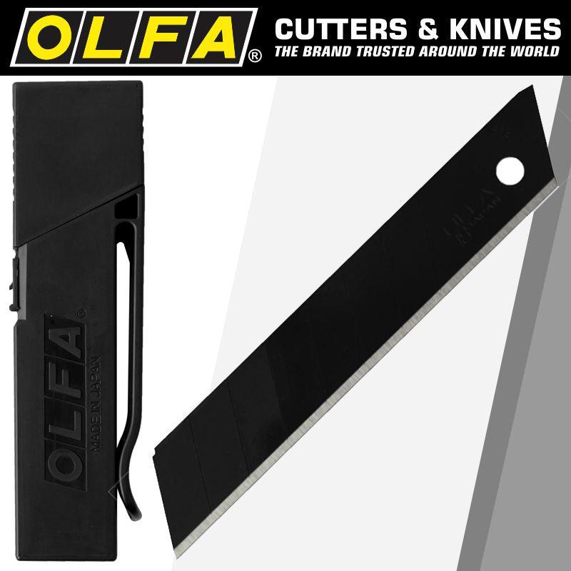 Olfa Blades Excel Black 30/Pk Carded Ultra Sharp 18 Mm With Belt Clip - Livestainable.co.za