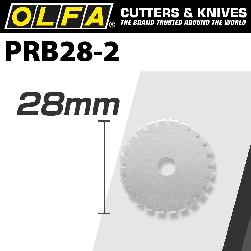 Olfa Perfortion Blade 28 Mm For Prc3 2/Pk 28 Mm - Livestainable.co.za