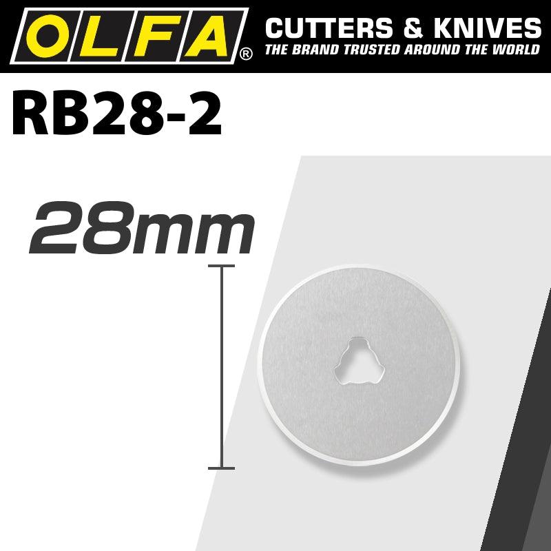 Olfa Blades Rotary Rb28 2 2/Pack 28 Mm - Livestainable.co.za