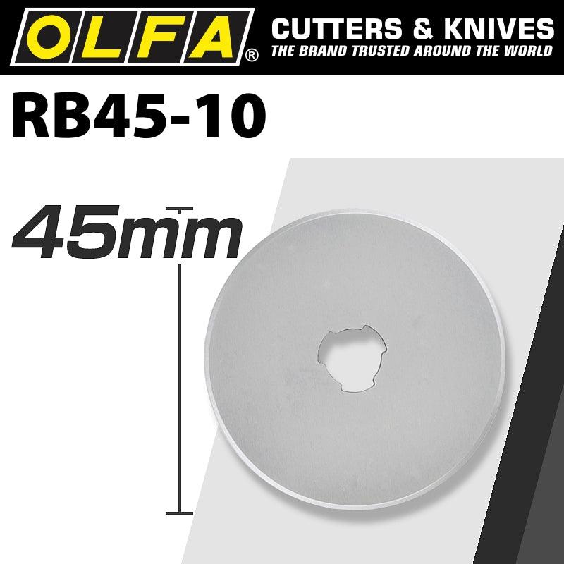 Olfa Blades Rotary Rb45 10 10/Pack 45 Mm - Livestainable.co.za