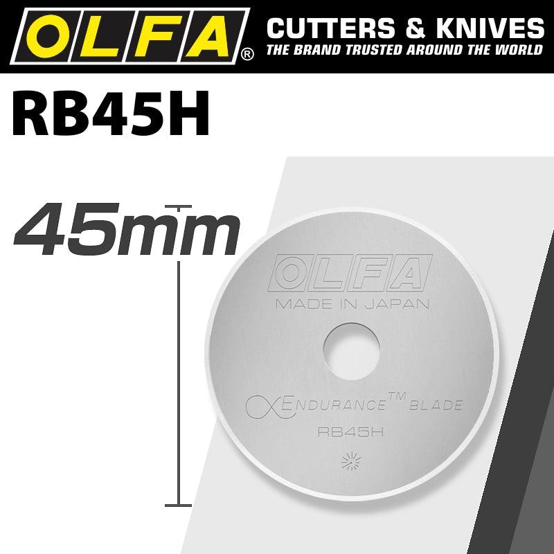 Olfa Endurance Blade For Rotary Cutter Rb45 1 1/Pack 45 Mm - Livestainable.co.za