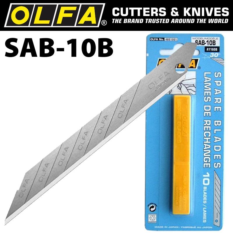 Olfa Blades For Sac1 10/Pk Blister 9 Mm Sharper Angled Blades - Livestainable.co.za