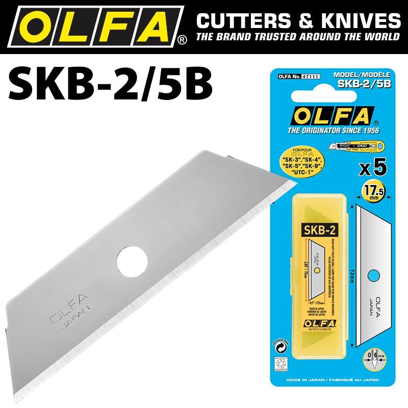 Olfa Blades Skb 2 5 Pack For Utc1 Cutter 17.5 Mm Sk4 - Livestainable.co.za