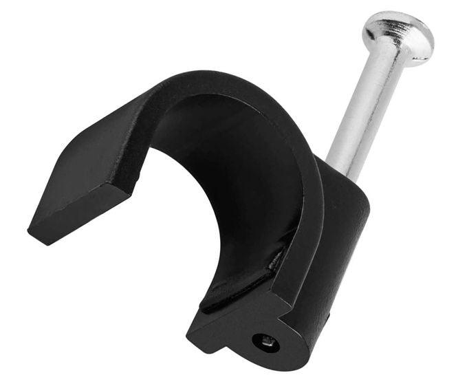 Cable Clip Round 10mm Black Cc R10 Black - Livestainable.co.za