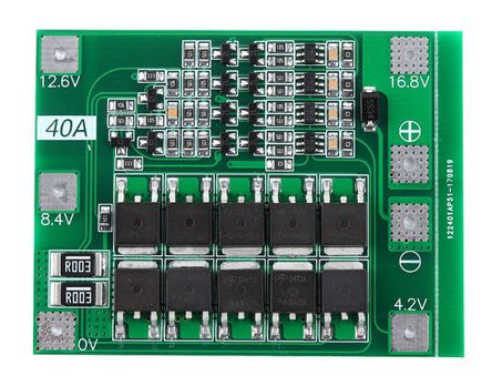 Li Ion Bms 4 Series 16.8 V 40 A Bms 40 A 4 S E