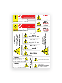 Customark Ltd Hazard Label (Pack of 10) - Livestainable.co.za