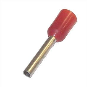 Boot Lace Terminal Red 1mm2 L=10mm Mpq=10 Evn1010 *Dbk* - Livestainable.co.za