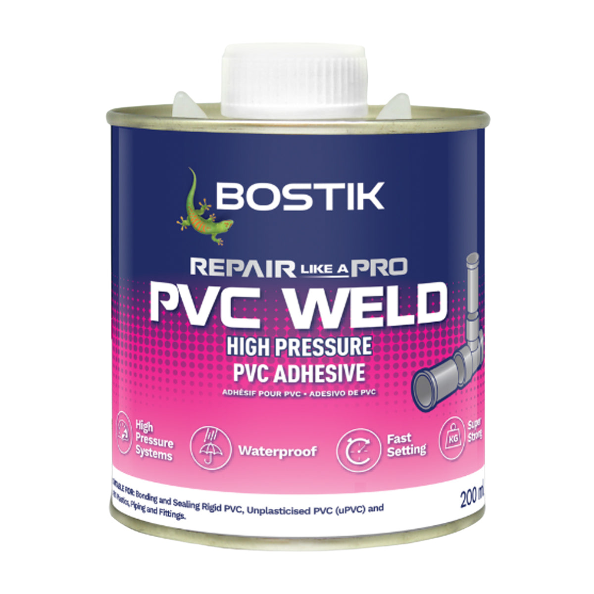Bostik Pvc Weld Box 50 Ml High And Low Pressure
