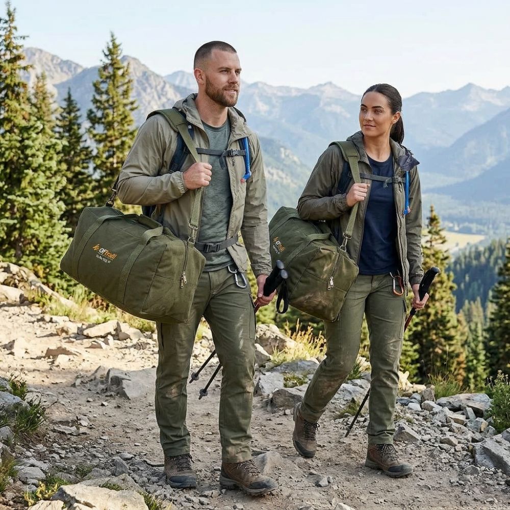 O Ztrail Canvas Duffle Bag Medium 
50litre