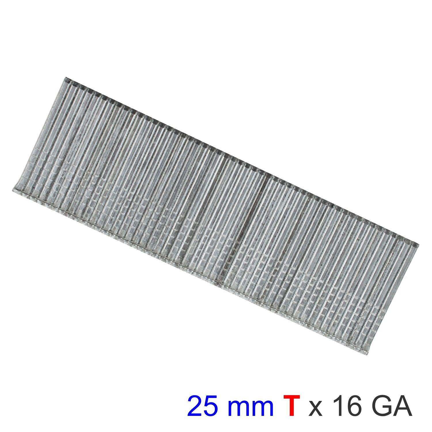 Brad Nail 16 G 25 Mm (2500) For At0002 - Livestainable.co.za