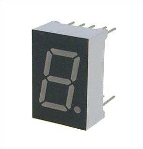 7 Segment Led Display Ca Green 12.6mm Bsa502 Rd