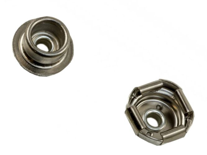 Clip On Connector For 9 V/Pm3 Battery Per Set (Mal+Fem) Male / Female Snap