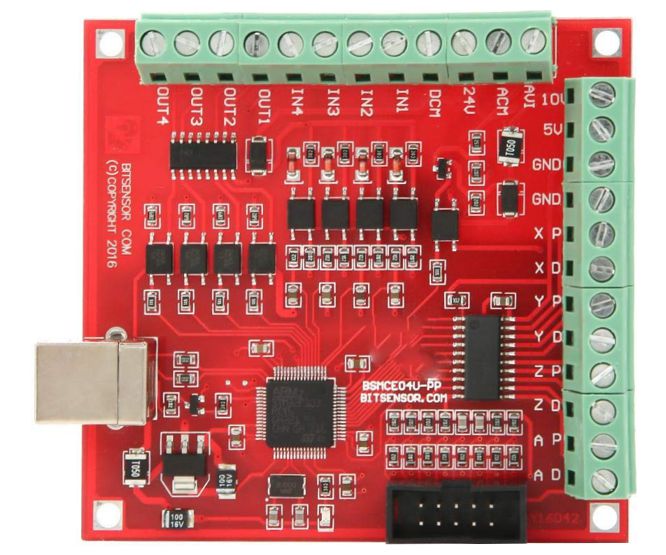 Mach3 Usb 4 Axis 100 K Hz Motion Controller With Cable Bsmce04 U Pp