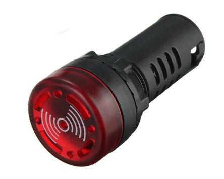 Buzzer Flash Red 12 V Ac/Dc Bu Dc12 V/R+F