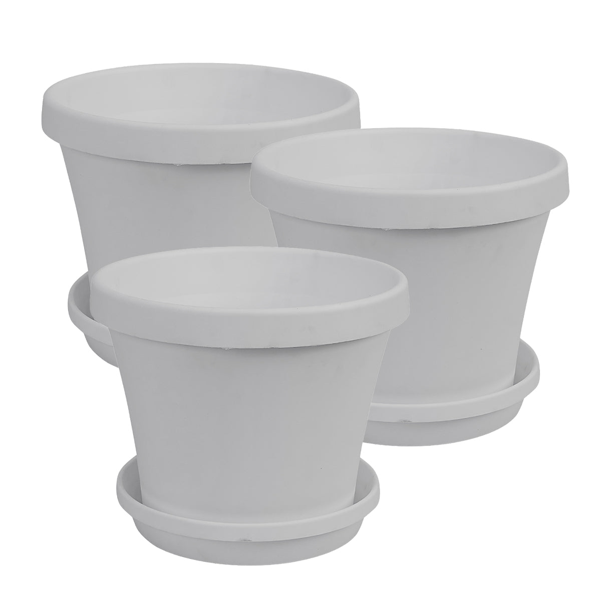 Sebor Super Pot & Scr Set 30 Cm Light Grey 3 Pck