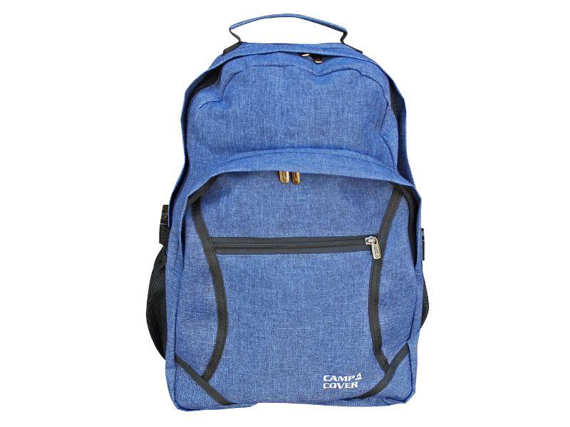 Camp Cover Student Back Pack Cotton Navy - Livestainable.co.za