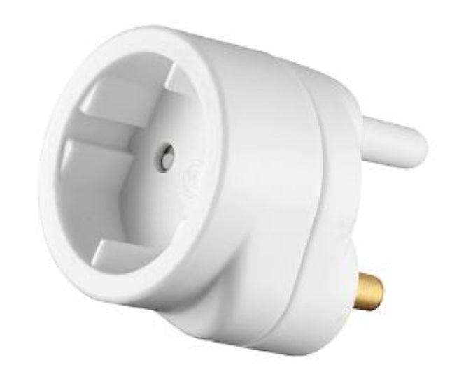 2 Pin Euromate Schuko Adaptor Plug C2011 - Livestainable.co.za