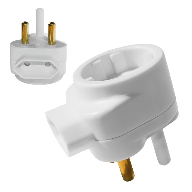 2 Pin Euromate Schuko Adaptor Plug C2012 P