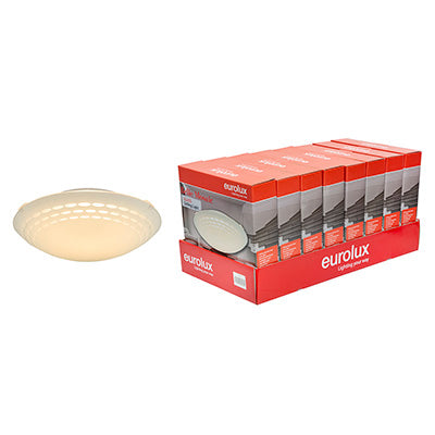 Eurolux Mosaic Ceiling Light White (Sell In Pdq Of 8 Only)