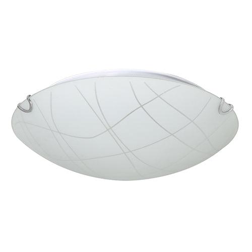 Ceiling Light 300mm Surreal Grid Design White - Livestainable.co.za