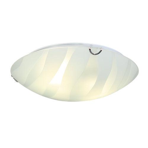 Ceiling Light 300mm Zebra Stripe Design White - Livestainable.co.za