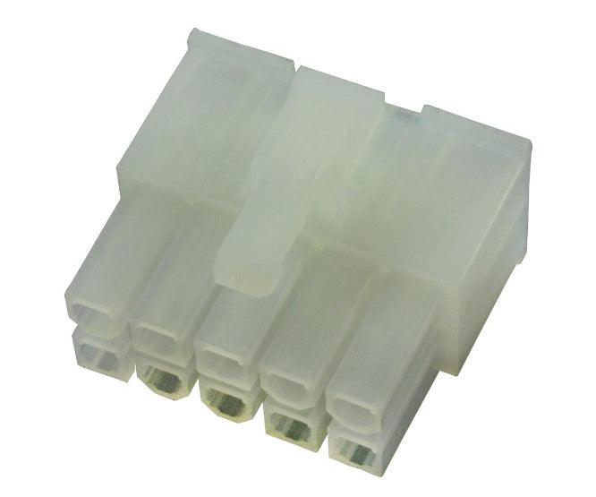 Receptacle Housing Dil 10 W P=4.2mm Wht C4255 Hf 2 X05 P - Livestainable.co.za