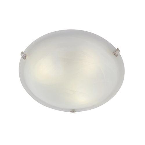 Alabaster C/Light 300mm Satin Chrome - Livestainable.co.za